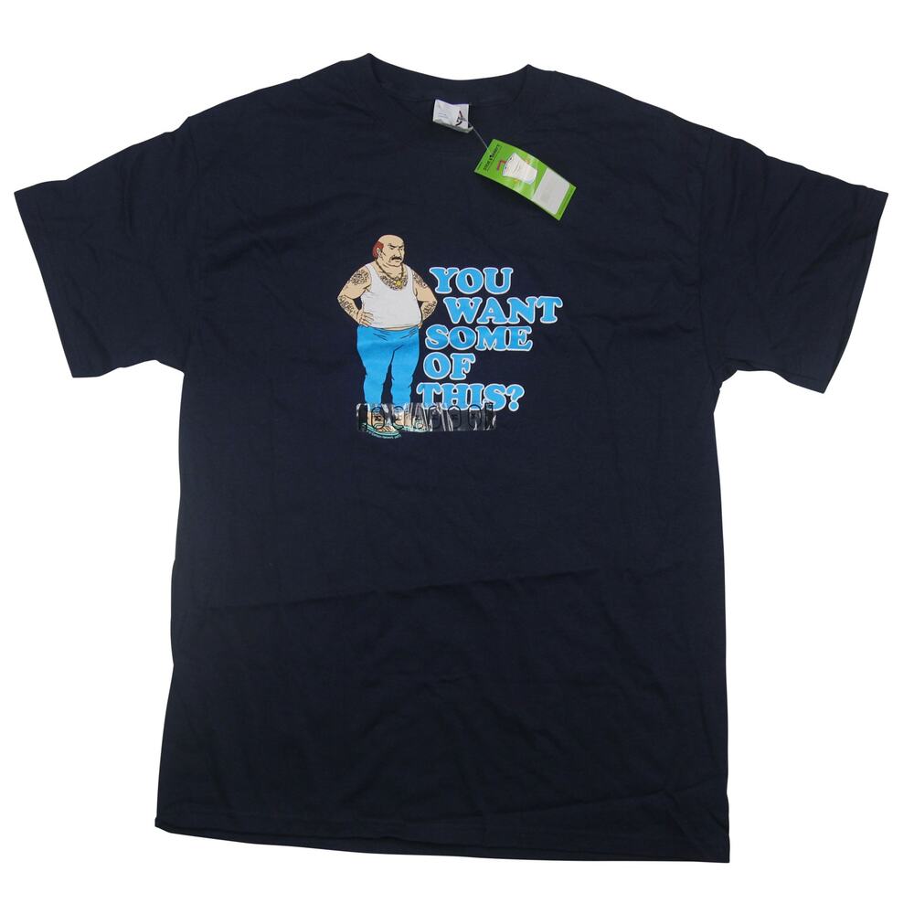 Vintage NWT Adult Swim Aqua Teen Hunger Force Carl Graphic T Shirt